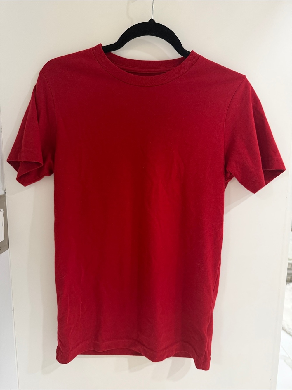 George Red Short Sleeve Crewneck Tee